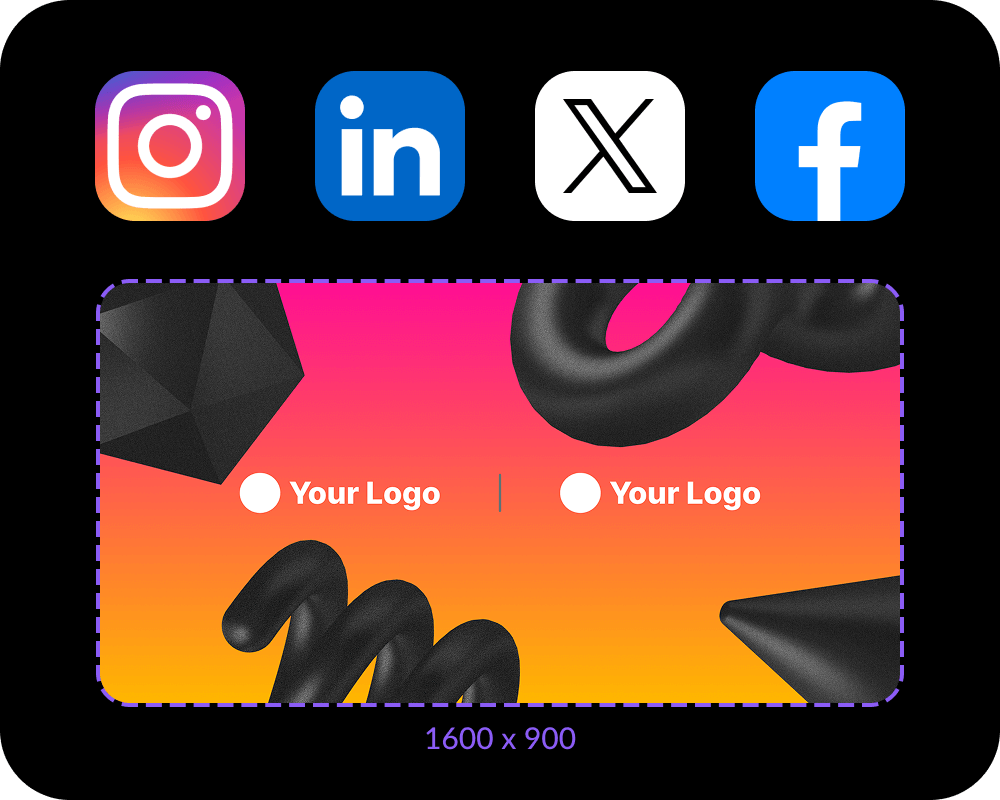 Social media templates showcase