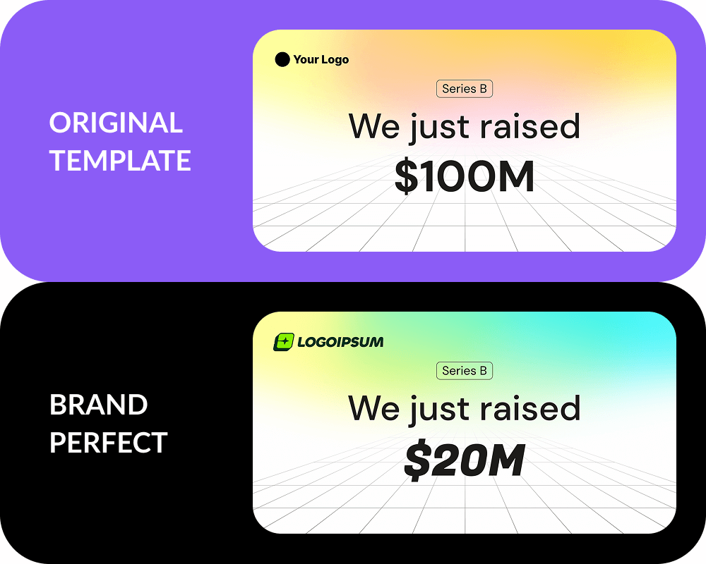 Brand customization showcase